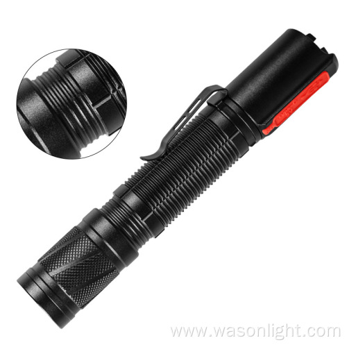 2022 New High Technology Stepless Dimming Tail Switch Waterproof Outdoor Military Grade Focusable Flashlight Rechargeable